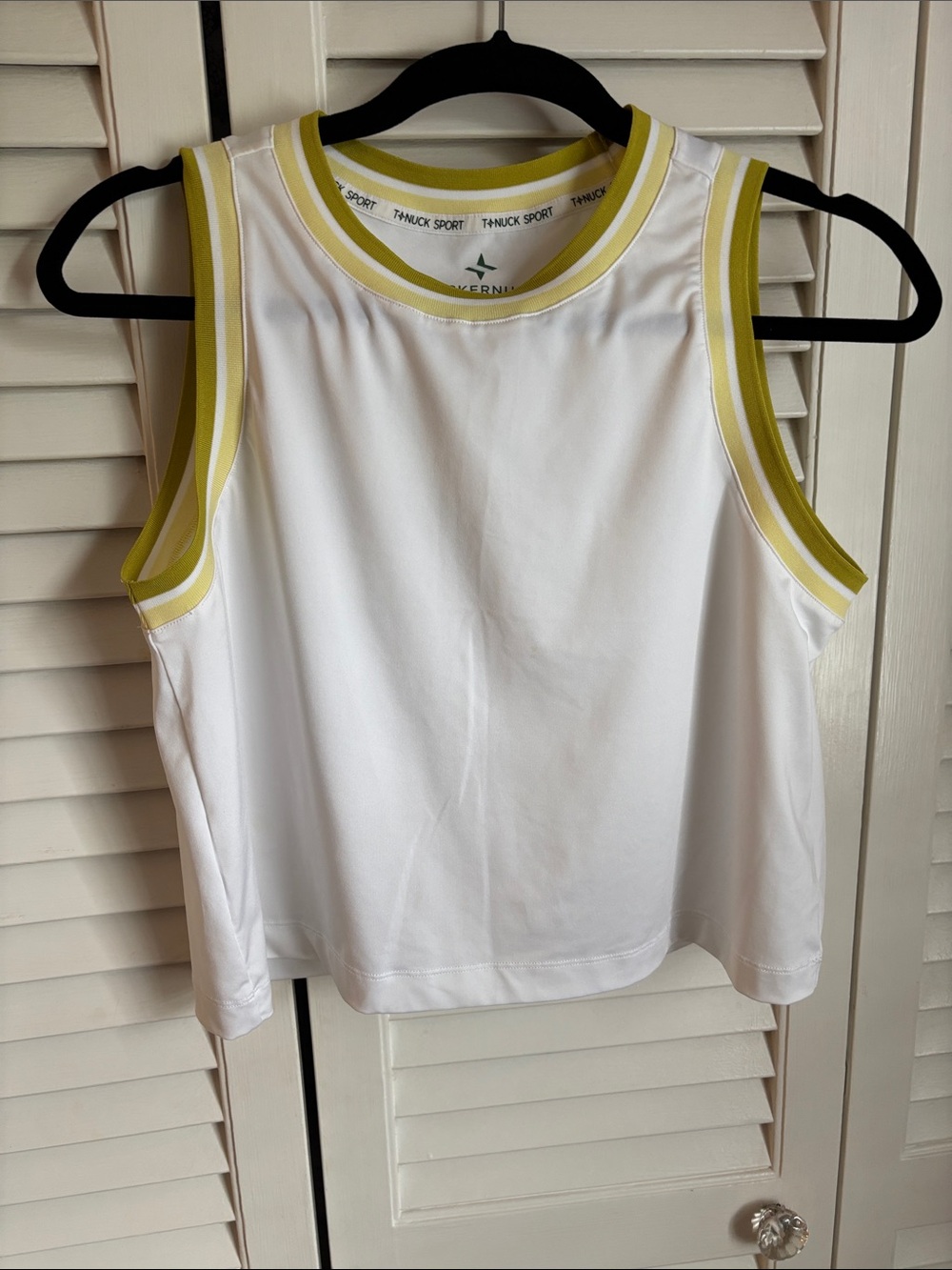 Tuckernuck Women's White Tennis Tank Top
